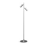 Lampadaire en acier chrom� 19, 9x132, 6cm pipeline - herstal