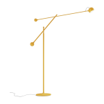 Lampadaire en acier jaune ixa - artemide