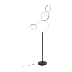 Lampadaire en acier noir 80x202cm pico 5 - le deun