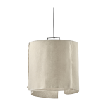 Lampadaire en acier noir et beige 46x35, 5cm nomad - serax