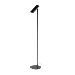 Lampadaire en acier noir link - faro barcelona
