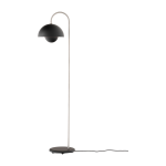 Lampadaire en acier noir mat 122cm flowerpot vp12 - &tradition