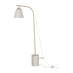 Lampadaire en aluminium blanc line two - norr11