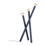 Lampadaire en aluminium bleu nuit parc n�5 - lambert & fils