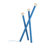 Lampadaire en aluminium bleu parc n�5 - lambert & fils