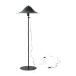 Lampadaire en aluminium noir hans - pholc