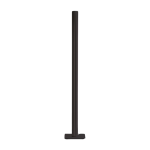Lampadaire en aluminium noir mat 175cm ilio - artemide