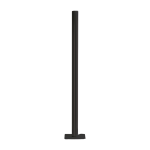 Lampadaire en aluminium noir matte ilio - artemide