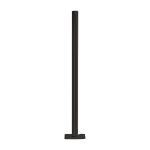 Lampadaire en aluminium noir matte ilio - artemide