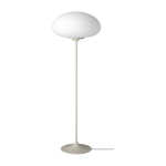 Lampadaire blanc base gris clair 110 cm stemlite - gubi