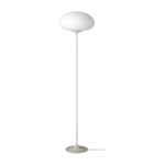 Lampadaire blanc base gris clair 150 cm stemlite - gubi
