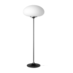 Lampadaire blanc base noir 110 cm stemlite - gubi