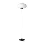 Lampadaire blanc base noir 150 cm stemlite - gubi