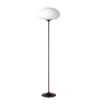 Lampadaire blanc base rouge fonc� 150 cm stemlite - gubi