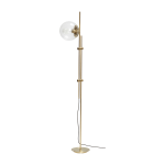 Lampadaire boule en laiton - h�bsch
