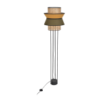 Lampadaire en cannage kaki et curry 40 cm singapour - market set