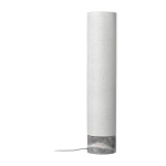 Lampadaire cr�me base en marbre gris 120 cm unbound - gubi