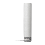 Lampadaire cr�me base en marbre gris 120 cm unbound - gubi
