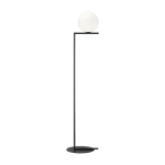 Lampadaire design en acier noir 135 cm ic - flos