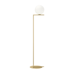 Lampadaire design en laiton satin� 135 cm ic - flos