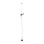 Lampadaire design nickel parentesi dimmer - flos