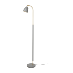 Lampadaire dimmable en laiton et m�tal gris deluxe - belid
