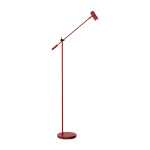 Lampadaire dimmable en m�tal brillant rouge rubis 100 - 133, 9cm cato - belid