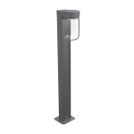 Lampadaire d'ext�rieur en m�tal graphite 94, 7cm bollard moon - belid