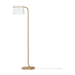 Lampadaire en laiton et verre 44x126cm cabaret - maytoni