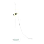 Lampadaire en m�tal blanc et laiton blend - pholc