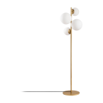 Lampadaire en m�tal et globes opaques 33x162cm fazil - home design