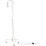 Lampadaire en m�tal gris clair 54x31xh154cm ido - h�bsch