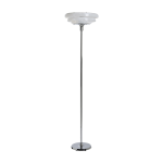 Lampadaire en m�tal et verre blanc 45x180cm sunset - market set
