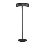 Lampadaire noir mat 140cm grain l - herstal
