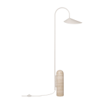 Lampadaire avec socle en marbre beige arum - ferm living