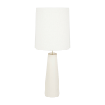 Lampe avec abat - jour en c�ramique blanche 40 x 101 cm cosiness - market set