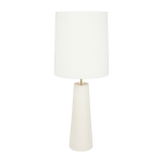 Lampe avec abat - jour en c�ramique blanche 40 x 101 cm cosiness - market set