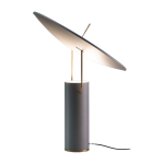 Lampe en aluminium gris et laiton 60 x 66 cm tx1 - martinelli luce