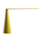 Lampe en aluminium jaune 60 x 38 cm elica - martinelli luce