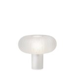 Lampe � poser blanc glac�e 50 cm teresa frozen - kartell