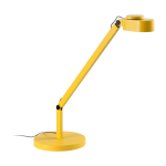 Lampe de bureau en acier jaune 65x86cm invitante - faro barcelona