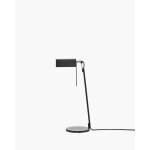 Lampe de bureau en acier noir 22x15x44cm fold - serax