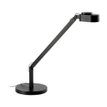 Lampe de bureau en acier noir 65x86cm invitante - faro barcelona