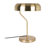 Lampe de bureau en laiton bross� eclipse - dutchbone
