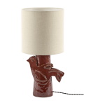 Lampe � poser colombe en gr�s vitr� rouge 52cm paloma - serax
