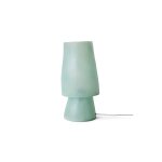 Lampe en fibre de verre bleu p�trole glassfiber - hkliving