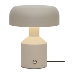 Lampe � poser iron porto h. 30x25cm / abat - jour rond dia. 25x9cm sand - it's about romi