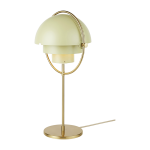 Lampe � poser en laiton dor� et m�tal vert sauge multi - lite - gubi