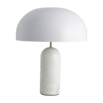 Lampe � poser en marbre blanc 49 cm atlas - nordal