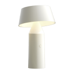 Lampe portable en acier blanche 22, 5 cm bicoca - marset